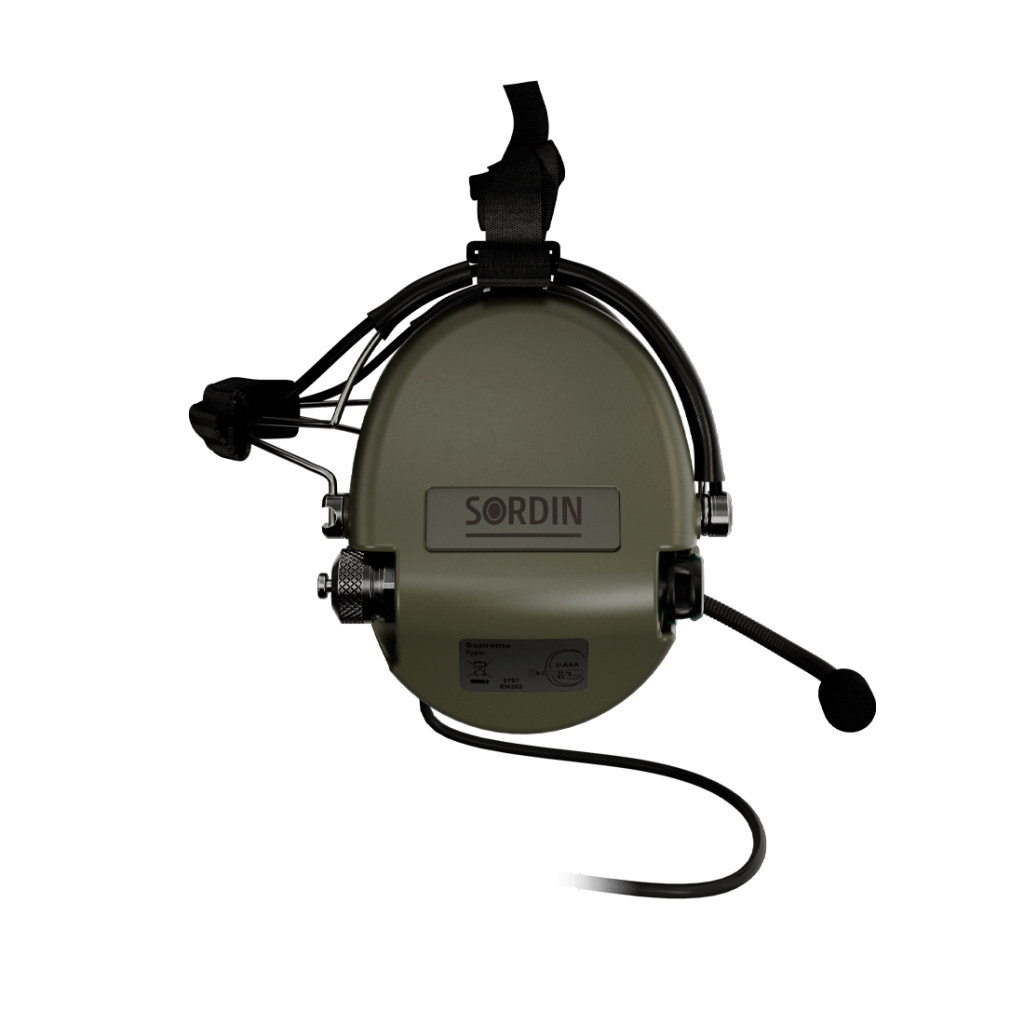 Навушники для стрільби Sordin Supreme MIL CC Neckband Green PVC (76332-06-S) - зображення 5