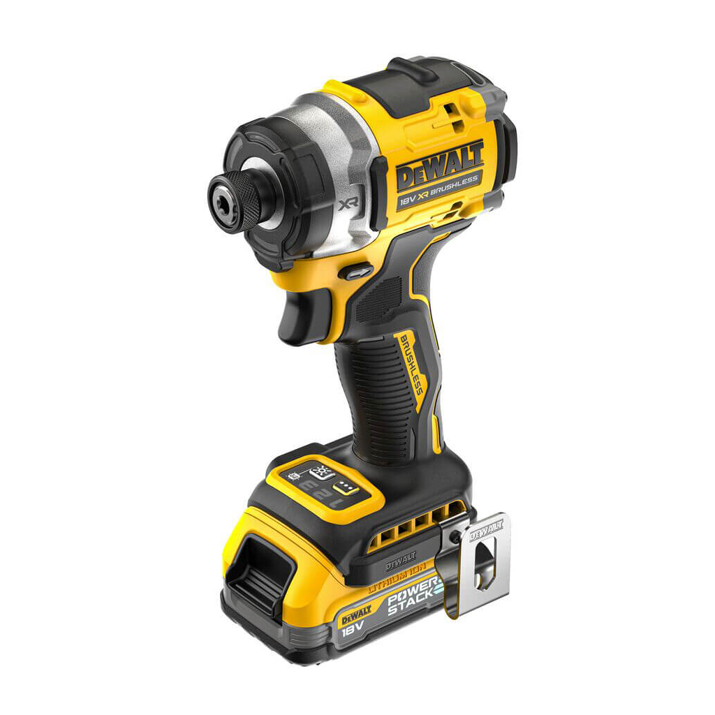 Шуруповерт DeWALT 18 В XR Li-lon PowerStack, безщітковий, 282 Нм, TSTAK, 2x1.7Ah (DCF860E2T) - изображение 3