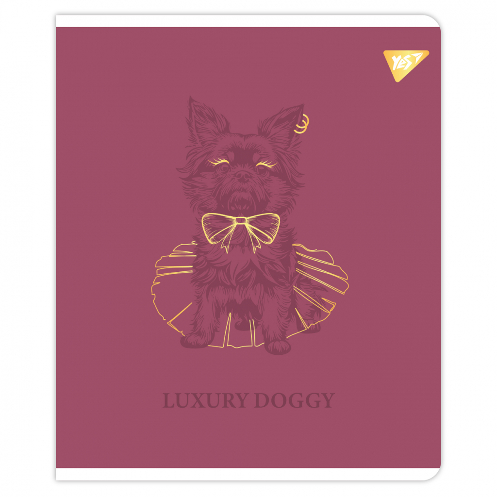 Зошит Yes Luxure doggy А5 18 аркушів клітинка (767520) - зображення 5