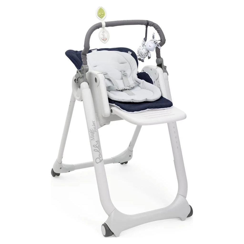 Стілець для годування Chicco Polly Magic Relax синій (79502.64.00) - изображение 1