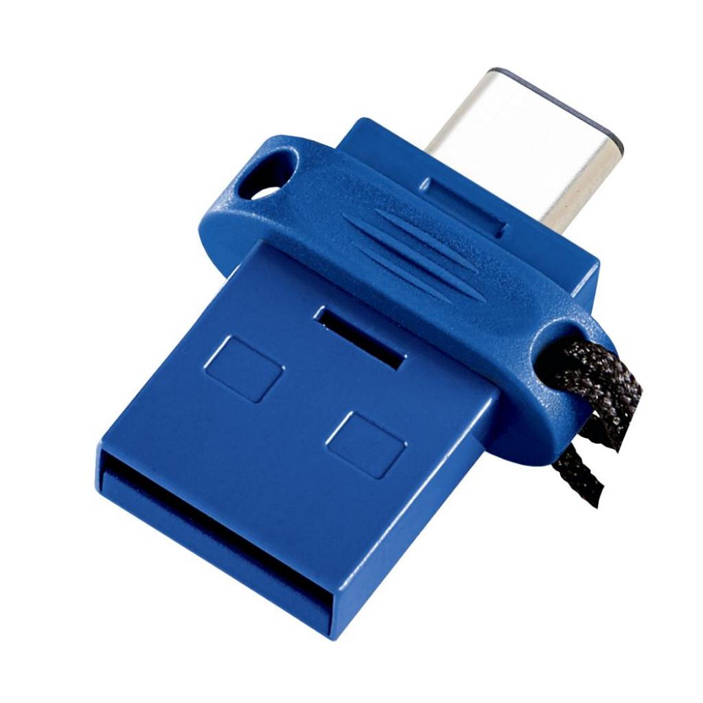 USB флеш накопичувач Verbatim 64GB Dual USB Drive USB 3.0/Type-C (49967) - зображення 1