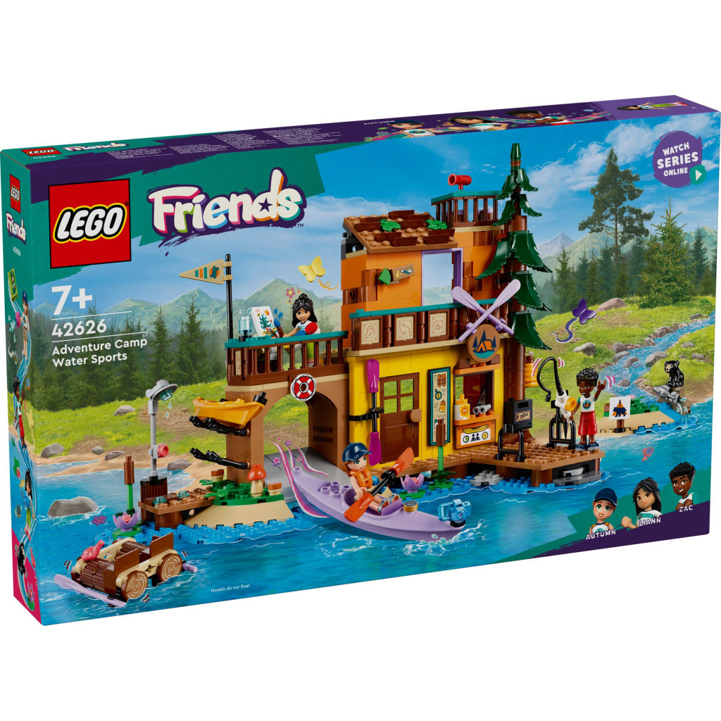 Конструктор LEGO Friends Водні види спорту в таборі пригод (42626) - зображення 1