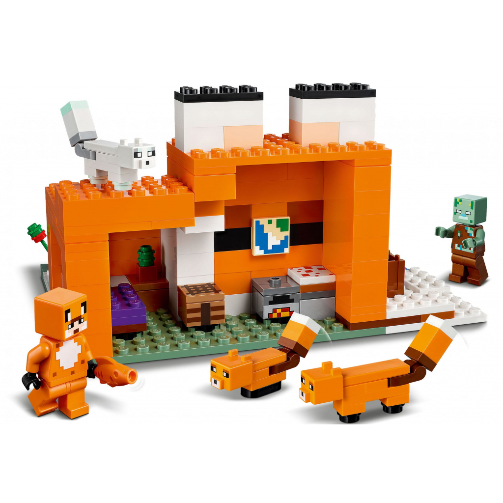 Конструктор LEGO Minecraft Лисича хатина 193 деталі (21178) - изображение 3