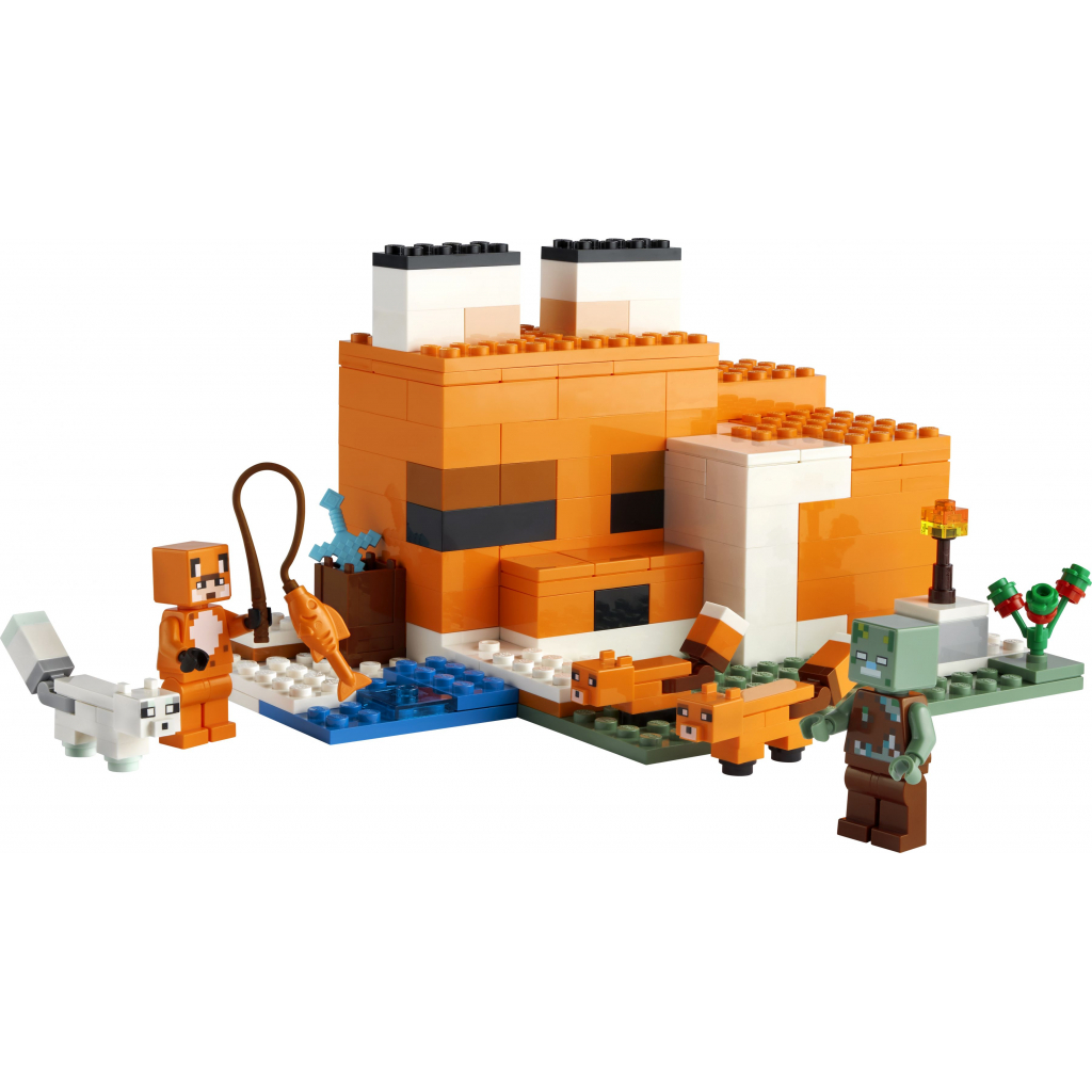 Конструктор LEGO Minecraft Лисича хатина 193 деталі (21178) - изображение 2