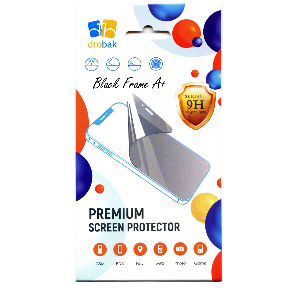 Скло захисне Drobak Motorola Moto E13 Black Frame A+ (535302) - зображення 2