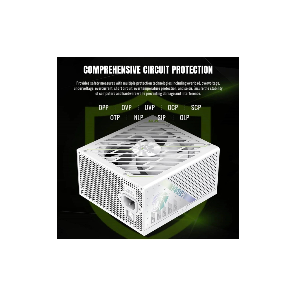 Блок живлення Gamemax 1250W (GX PRO 1250G WH) - зображення 5