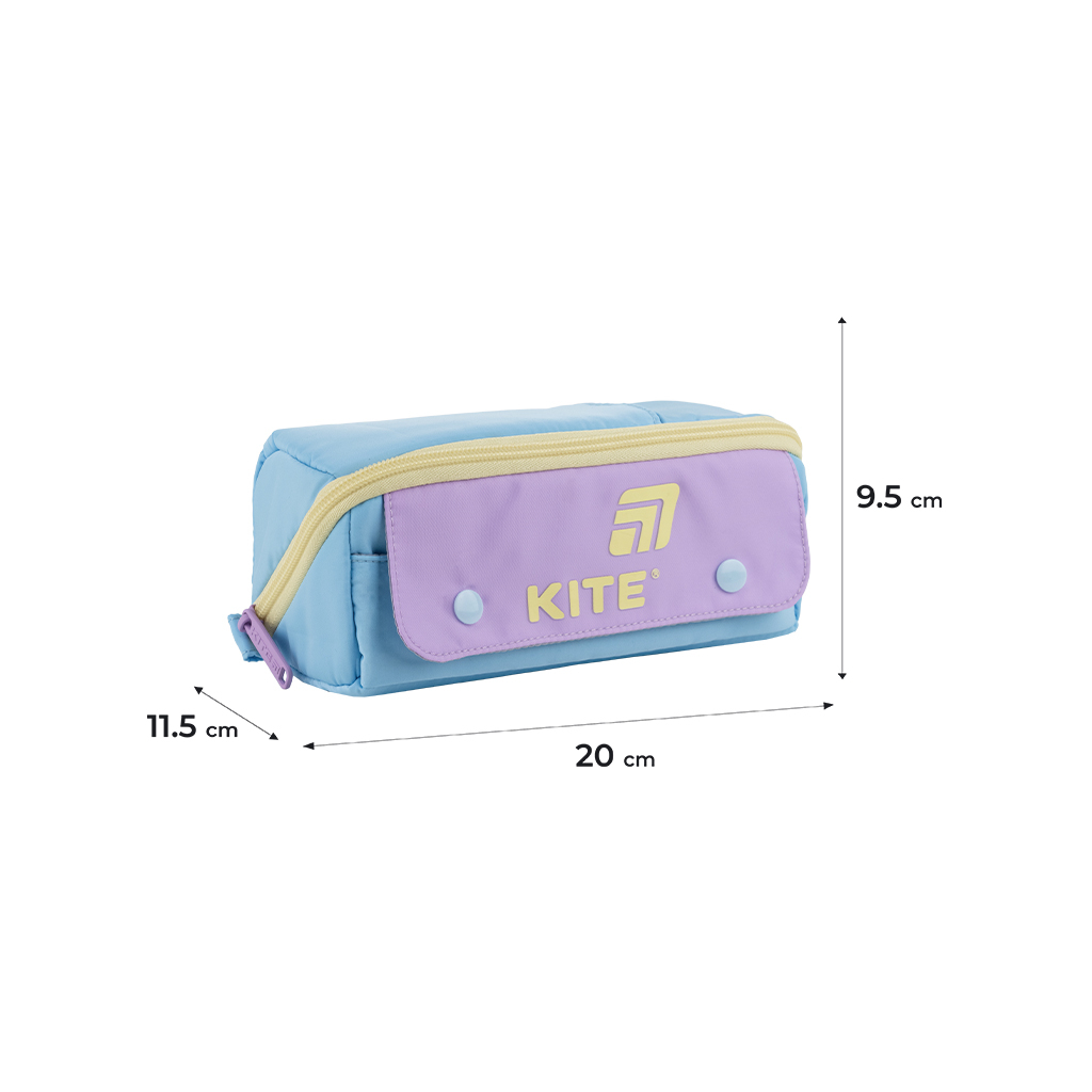 Пенал Kite 2702-4 блакитно-фіолетовий (K25-2702-4) - изображение 2