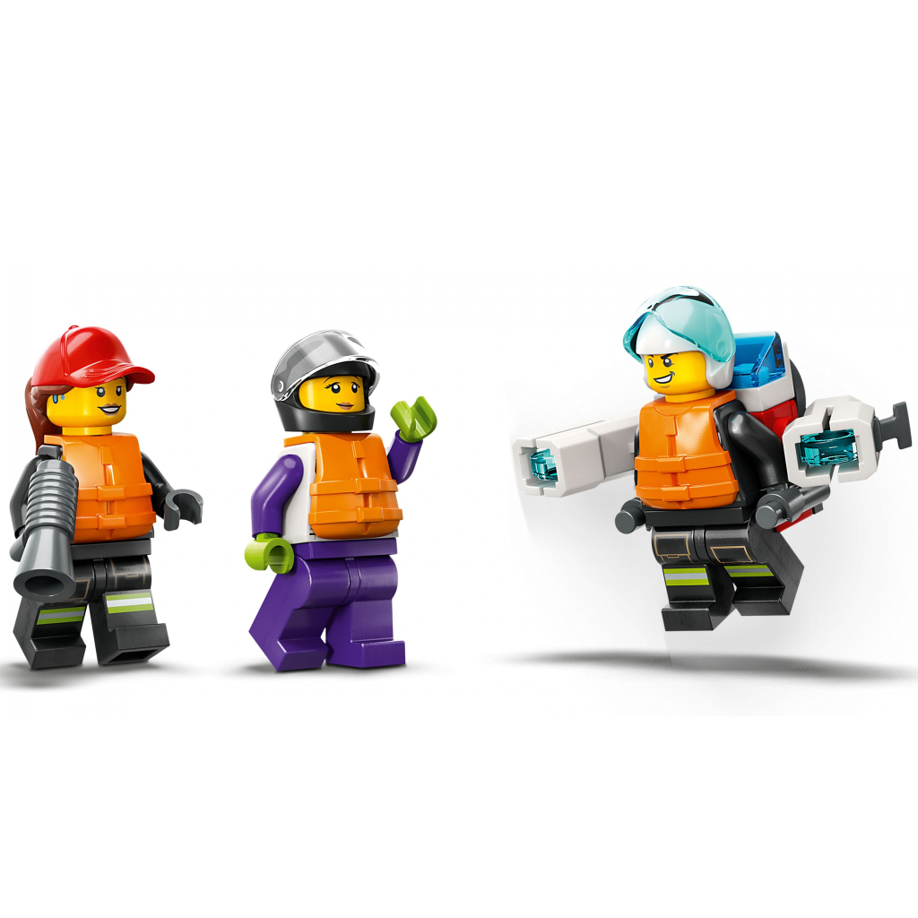 Конструктор LEGO City Човен пожежної бригади 144 деталі (60373) - зображення 3