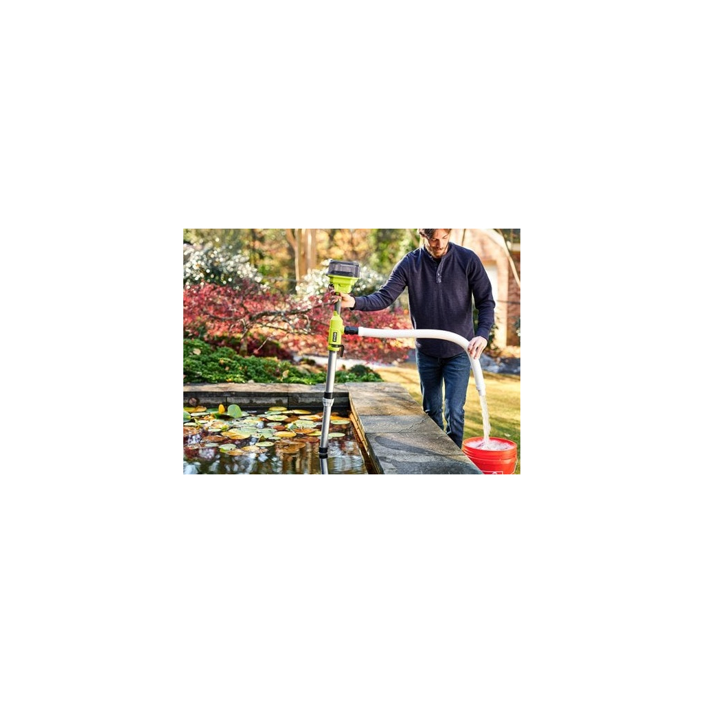 Садовий насос Ryobi RY18STPA-0 Ryobi, 18В ONE+, 360л/г, телескопічний, підйом 7м, 0.7 бар (без АКБ та ЗП) (5133005716) - зображення 4