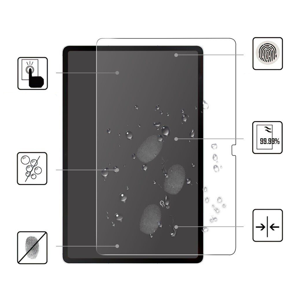 Скло захисне BeCover Samsung Galaxy Tab S10 FE Plus (713329) - зображення 4