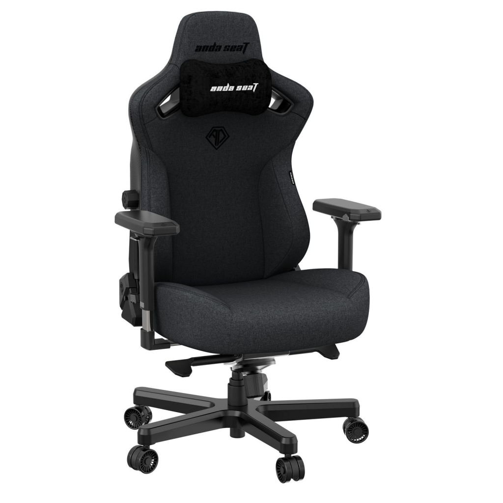 Крісло ігрове Anda Seat Kaiser 3 Fabric Size L Dark Gray (AD12YDC-L-01-GB-CF) - зображення 3