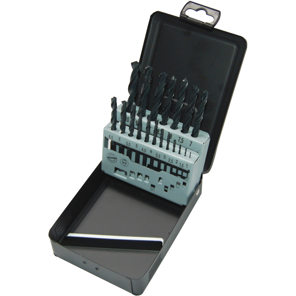 Набір свердл Milwaukee по металу DIN338 HSS-R 19шт (4932352468) - зображення 1