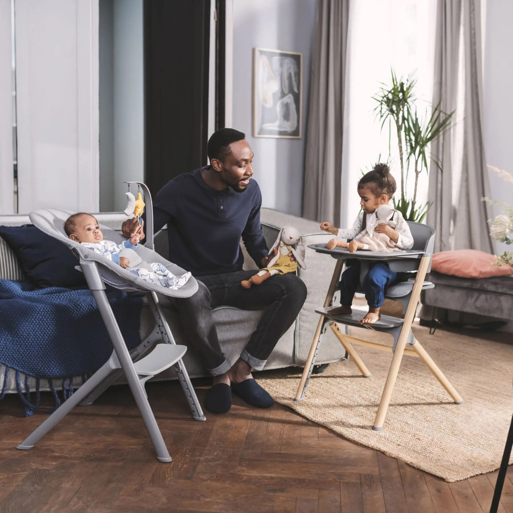 Стілець для годування Kinderkraft Igee Cloudy Grey (5902533919062) - зображення 5