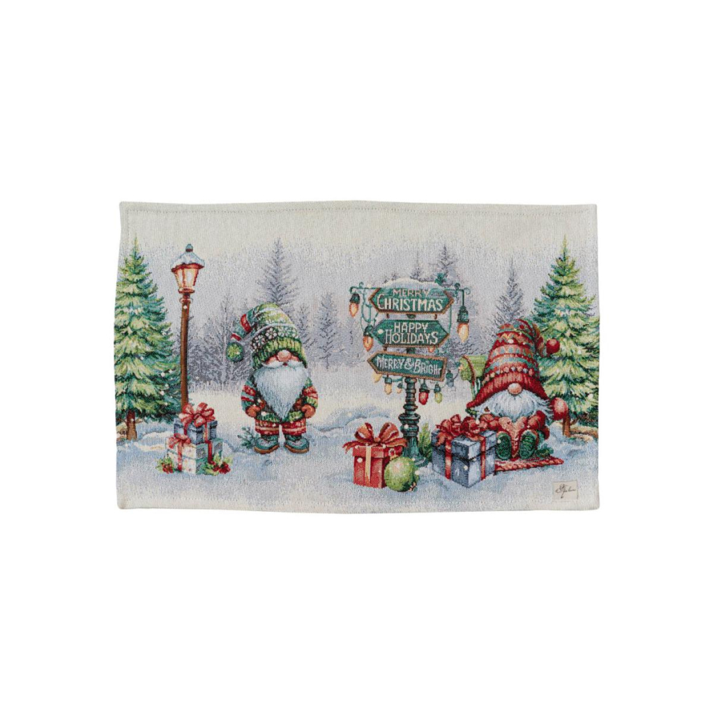 Серветка на стіл Прованс гобеленова Різдвяне багаття 30х50 см (036427) - зображення 1