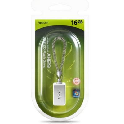 USB флеш накопичувач Apacer 16GB AH129 Silver RP USB 2.0 (AP16GAH129S-1) - зображення 7
