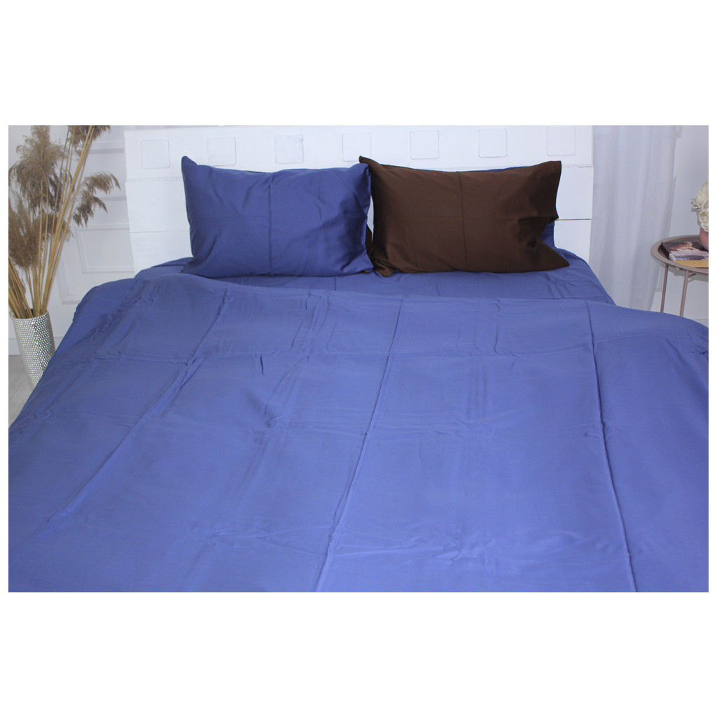 Постільна білизна MirSon King Size Сатин Premium 0211+4052 Azure 220х240 (2200001169623) - изображение 2