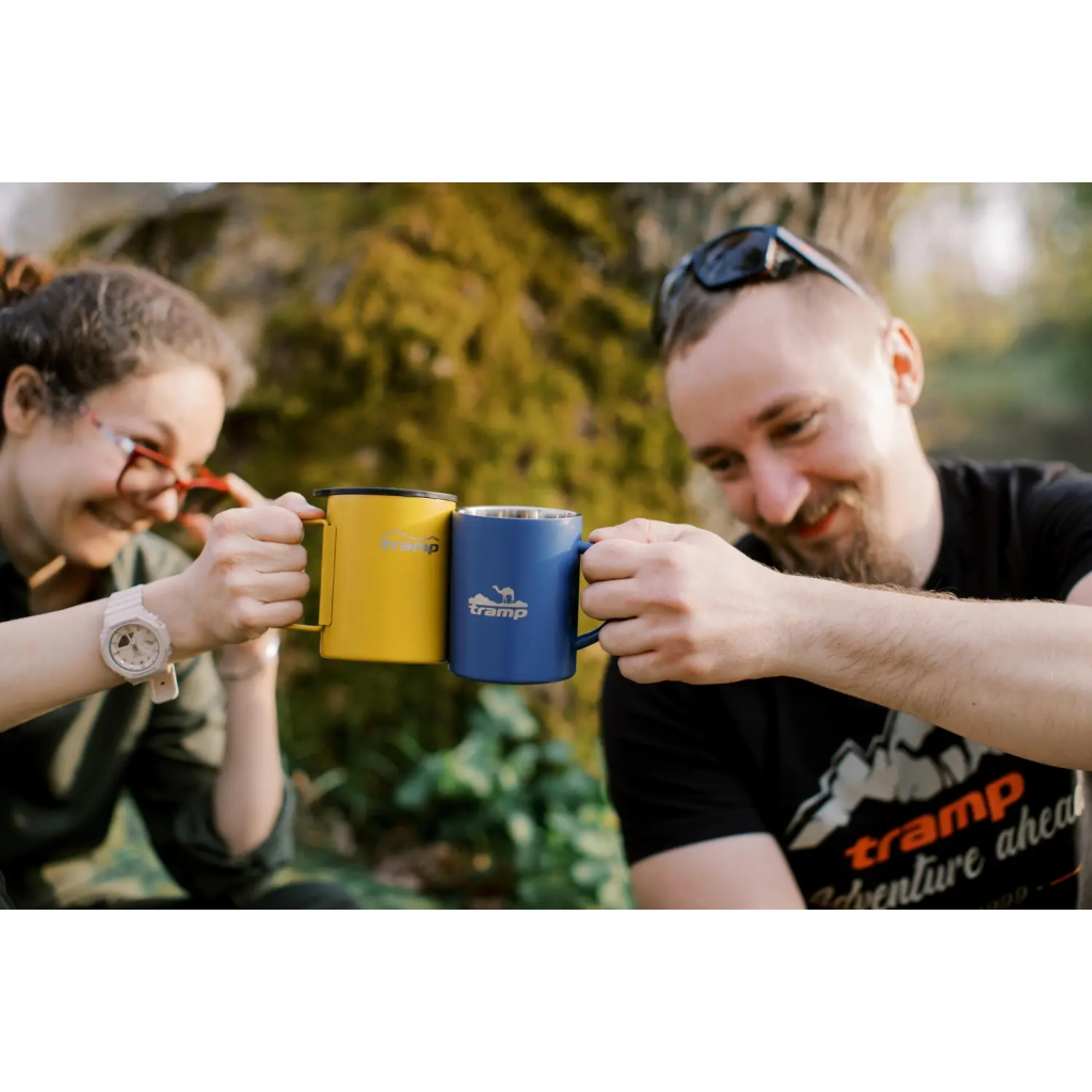 Чашка туристична Tramp зі складаними ручками та поїлкою 400 мл Mustard (UTRC-137-mustard) - зображення 11