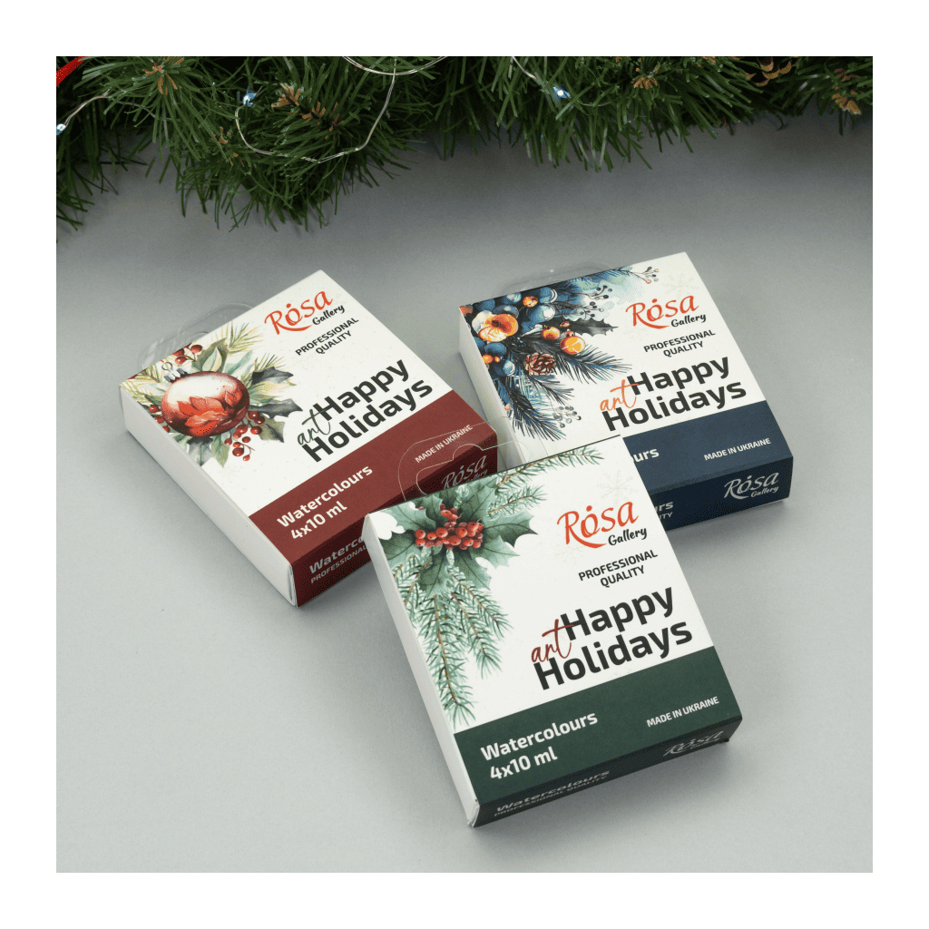 Акварельні фарби Rosa Gallery Special Edition 3, 4 кольори по 10 мл (4823098546726) - зображення 4