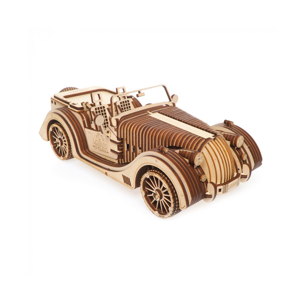 Збірна модель Ugears Родстер VM-01 (6498951) - зображення 3