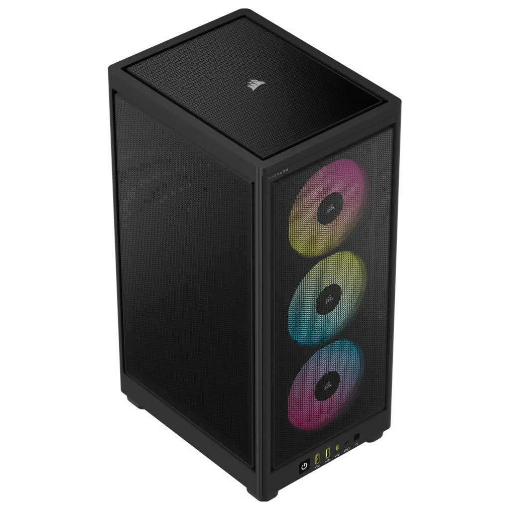 Корпус Corsair iCUE 2000D RGB AIRFLOW Black (CC-9011246-WW) - зображення 2