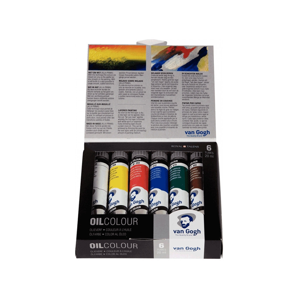 Олійні фарби Royal Talens Van Gogh Starter set 6 кольорів 20 мл (8712079231392) - зображення 3