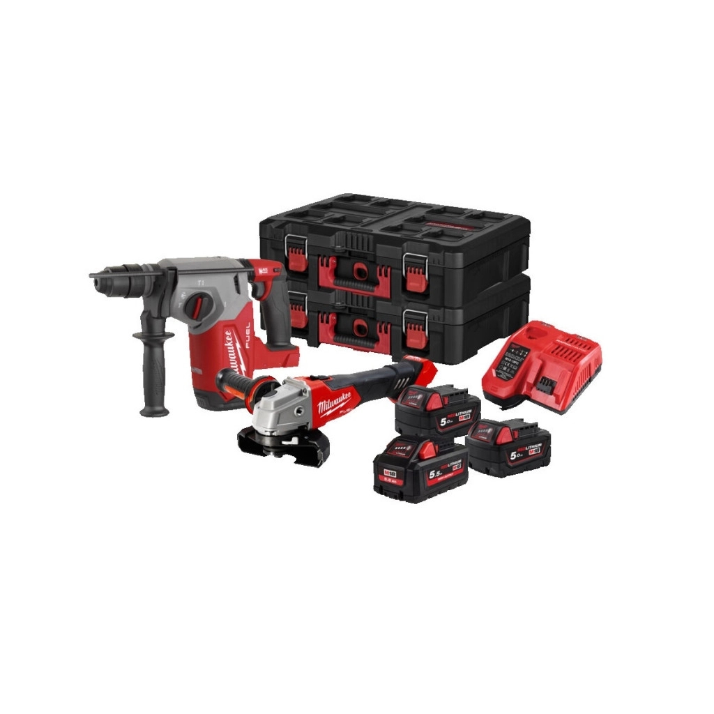 Набір електроіструментів Milwaukee M18 FPP2AY-553P PACKOUT (4933481019) - зображення 1