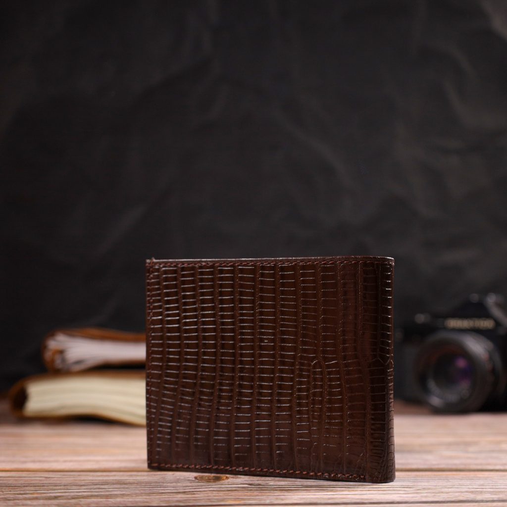 Портмоне Canpellini З натуральної шкіри Коричневе (21785) - зображення 9