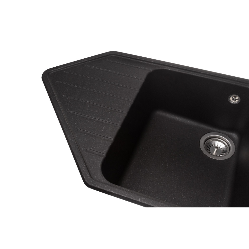 Мийка кухонна GRANADO IBIZA black shine (gr1801) - зображення 4