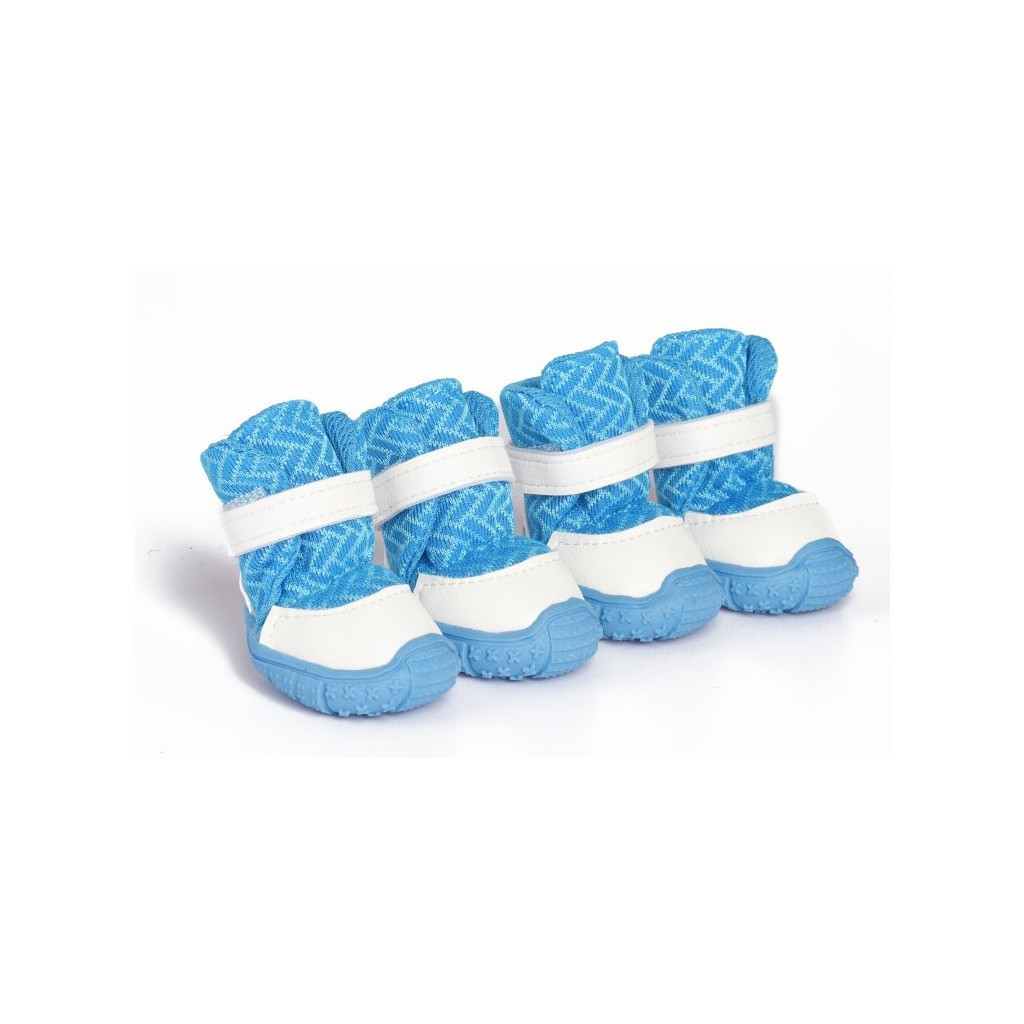 Черевики для собак Ruispet для малих порід 4 шт №2 сині (2700000033241) - зображення 4