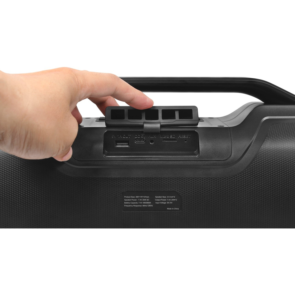 Акустична система REAL-EL X-747 Black - зображення 4