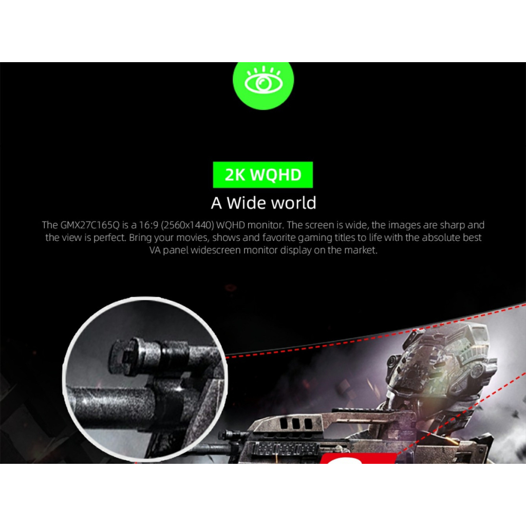 Монітор Gamemax GMX27C165Q - зображення 11