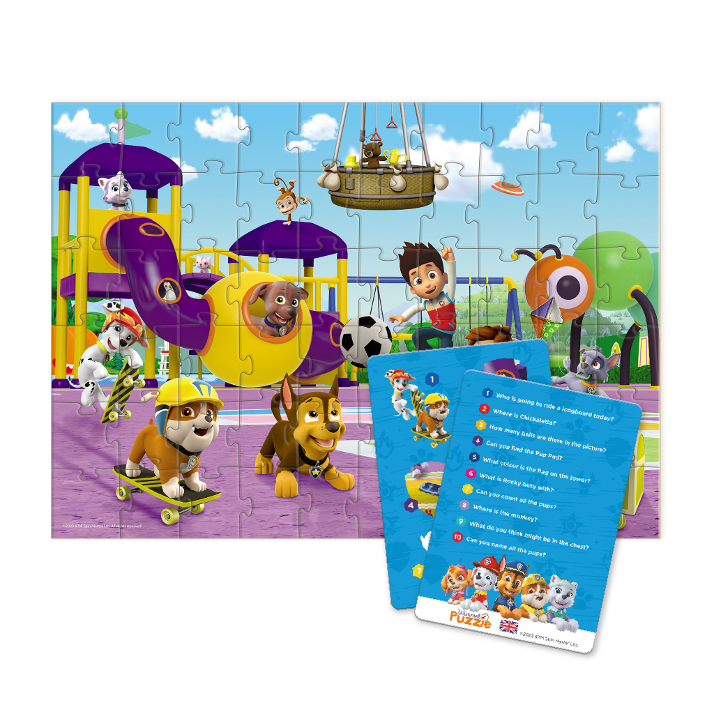 Пазл DoDo Вімельпазл на 60 елементів Paw Patrol. На прогулянці (200453) - зображення 6