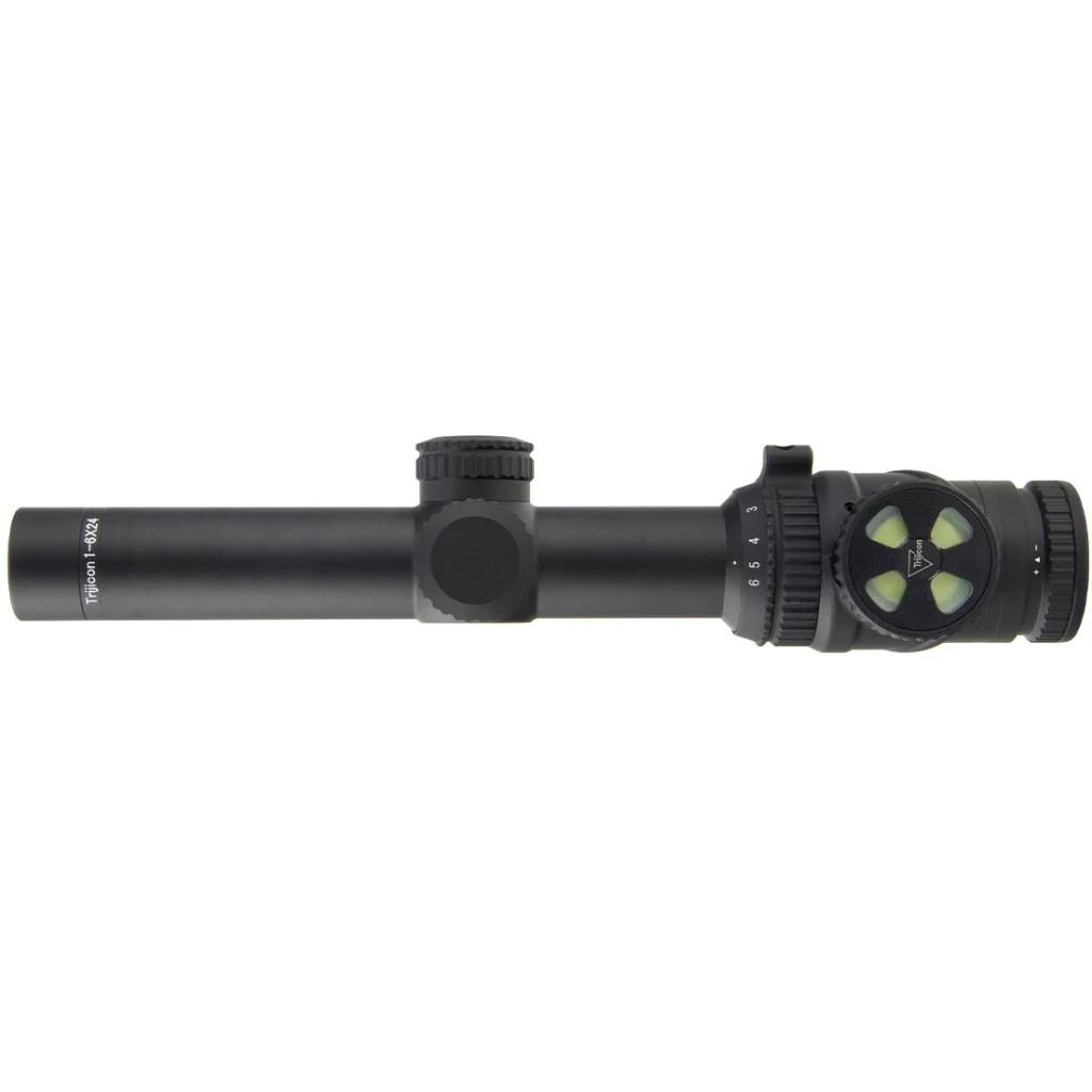Оптичний приціл Trijicon AccuPoint 1-6x24 BAC Amber Triangle Tritium / Fiber Optics (TR25-C-200091) - зображення 8