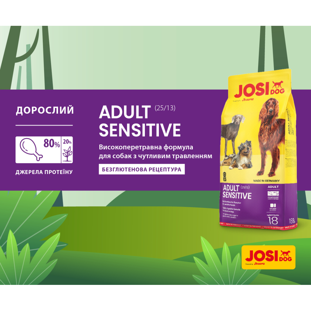 Сухий корм для собак Josera JosiDog Adult Sensitive 15 кг (4032254770718) - зображення 2