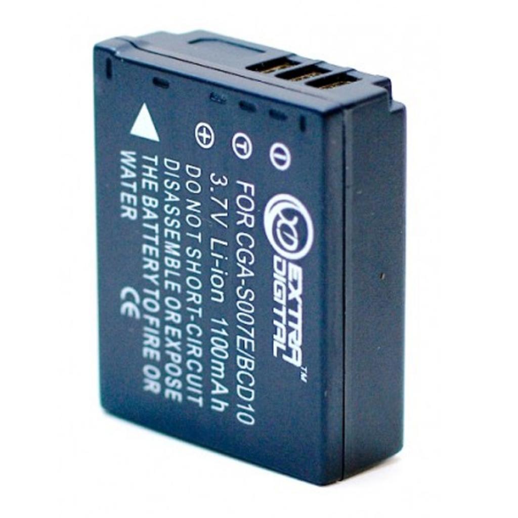 Акумулятор до фото/відео Extradigital Panasonic CGA-S007 (BDP2578) - зображення 1