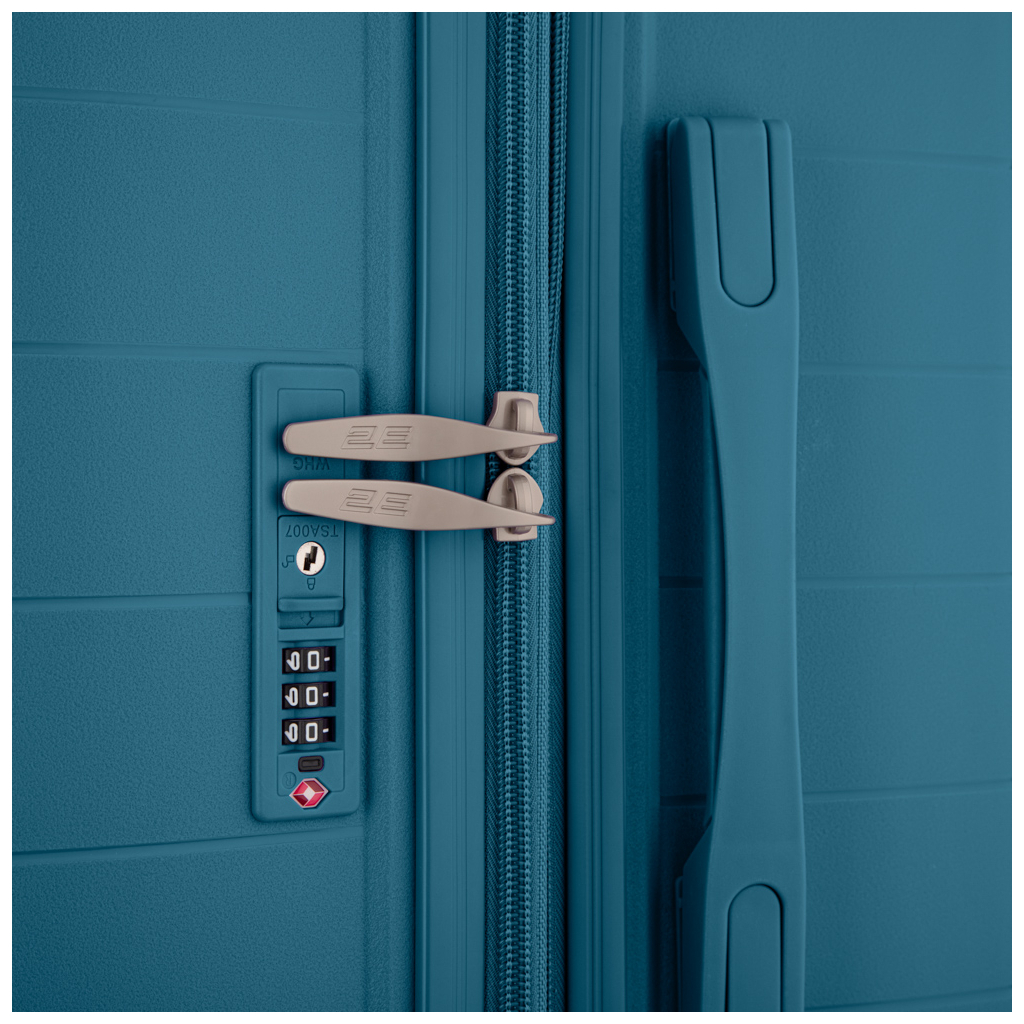 Валіза 2E Aero 63/78 л синя (2E-SPP-AERO-M-TB) - зображення 11