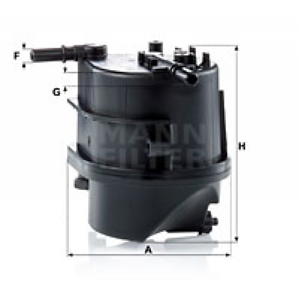 Фільтр паливний Mann WK939 - зображення 1