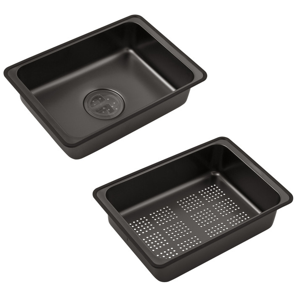 Мийка кухонна Kroner SchwarzeSET7546ARTHM (CV033375) - зображення 4