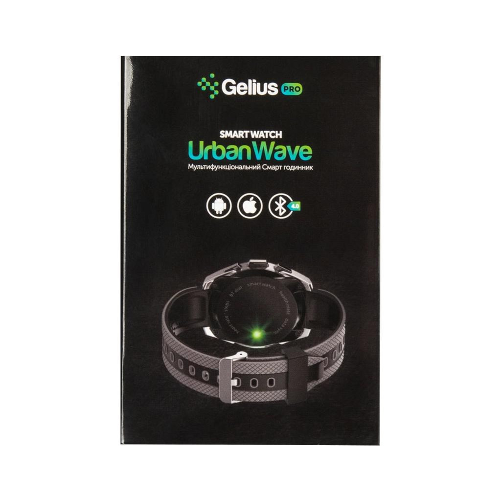 Смарт-годинник Gelius Pro GP-L3 (URBAN WAVE) Black/Red - зображення 11