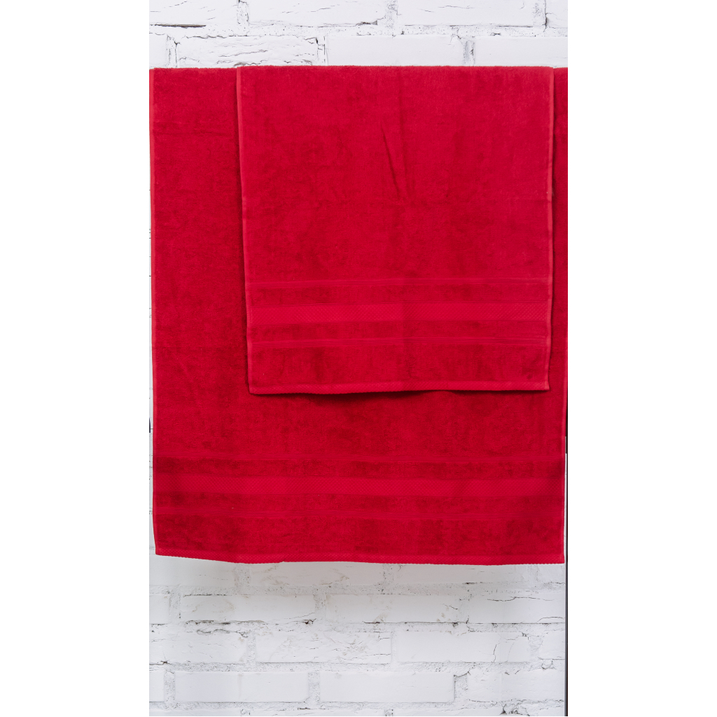 Рушник MirSon набір банний 5070 Elite SoftNess Bordo 50х90, 70х140 (2200003183085) - изображение 3