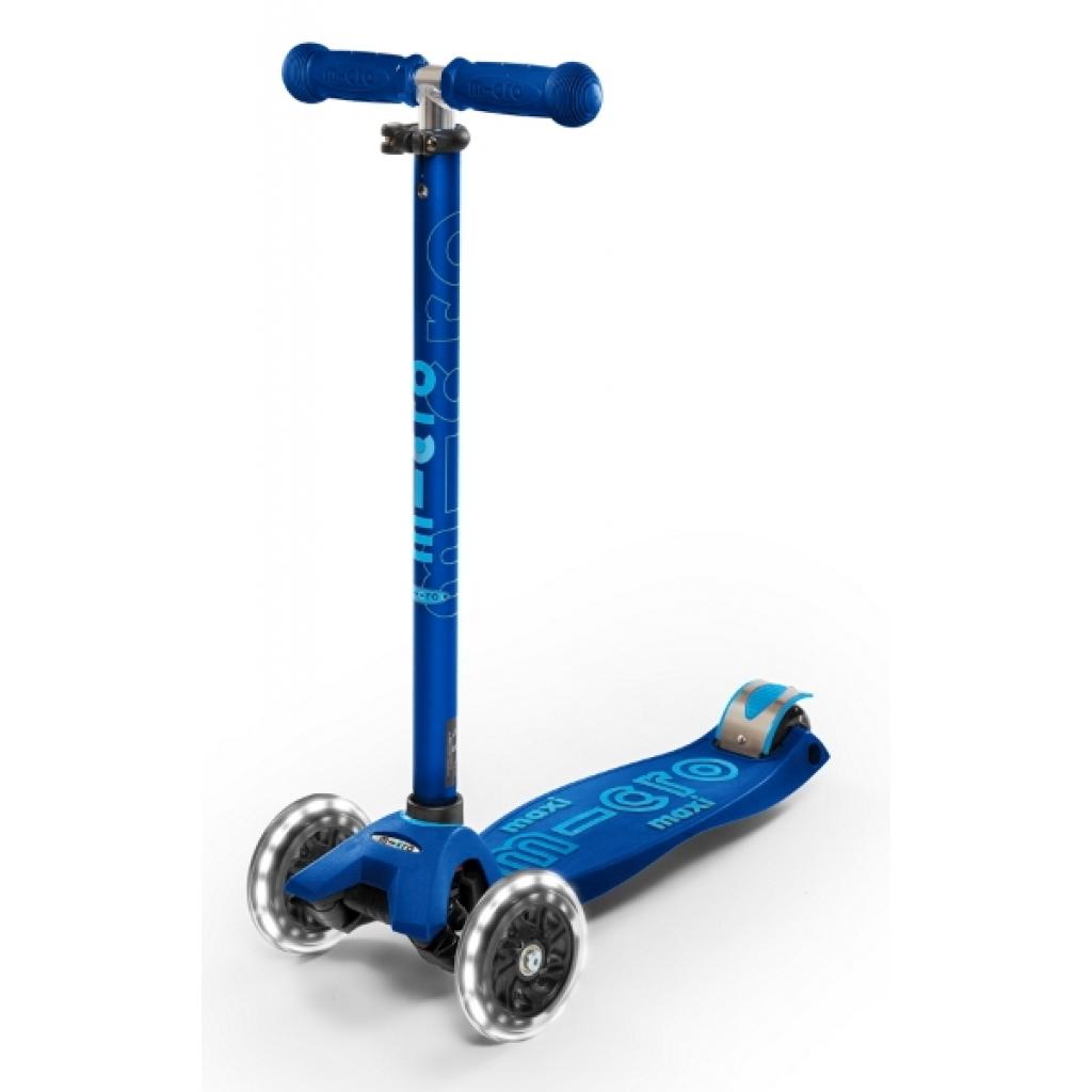 Самокат Micro Maxi Deluxe Navy LED (MMD083) - зображення 1
