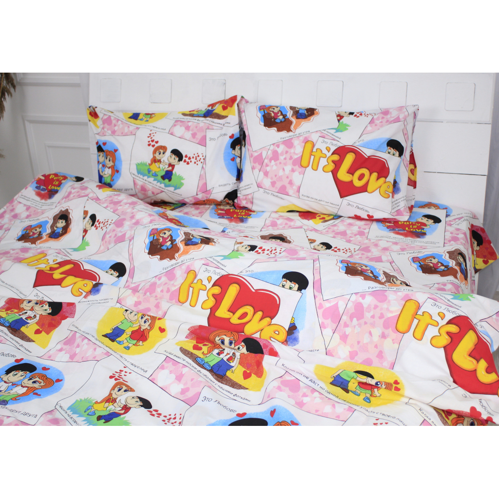 Постільна білизна MirSon Бязь Premium 17-0109 Love 175х210 (2200001608443) - зображення 3