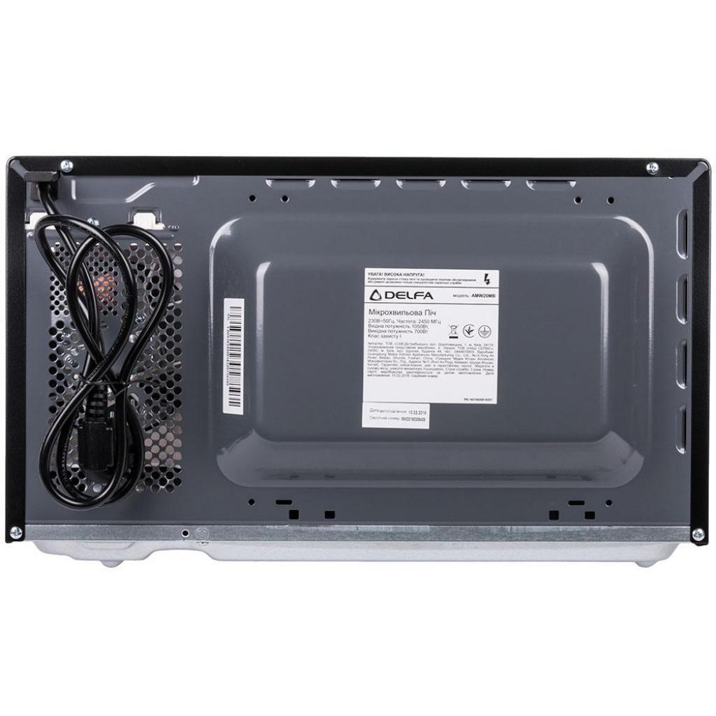 Мікрохвильова піч Delfa AMW20MB/MD20MB (AMW20MB) - зображення 5