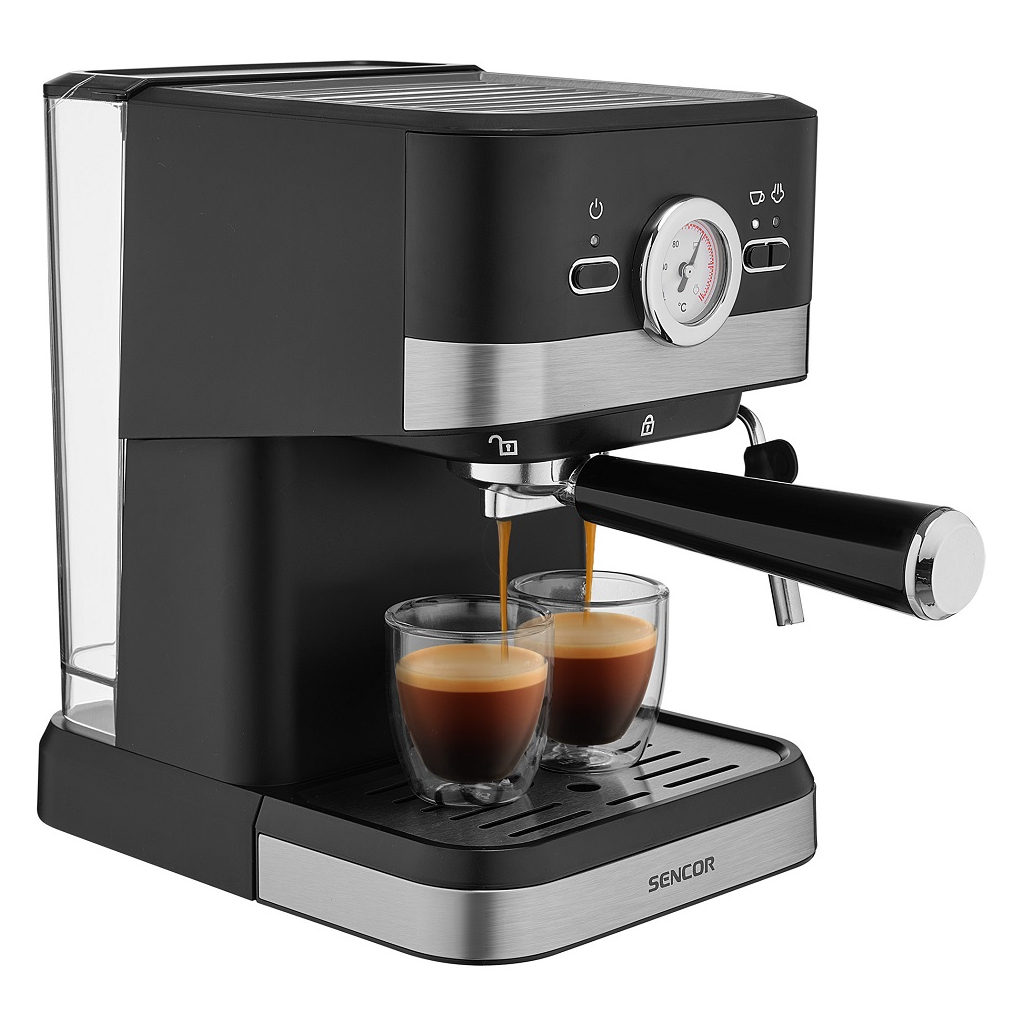 Ріжкова кавоварка еспресо Sencor SES 1721BK - изображение 8
