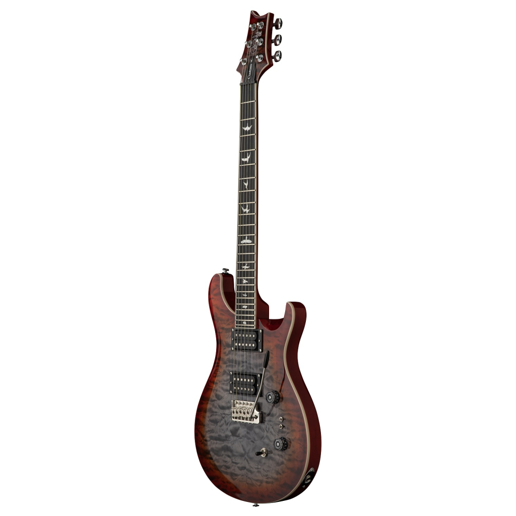 Електрогітара PRS SE Custom 24-08 Quilt Charcoal Cherry Burst - зображення 3