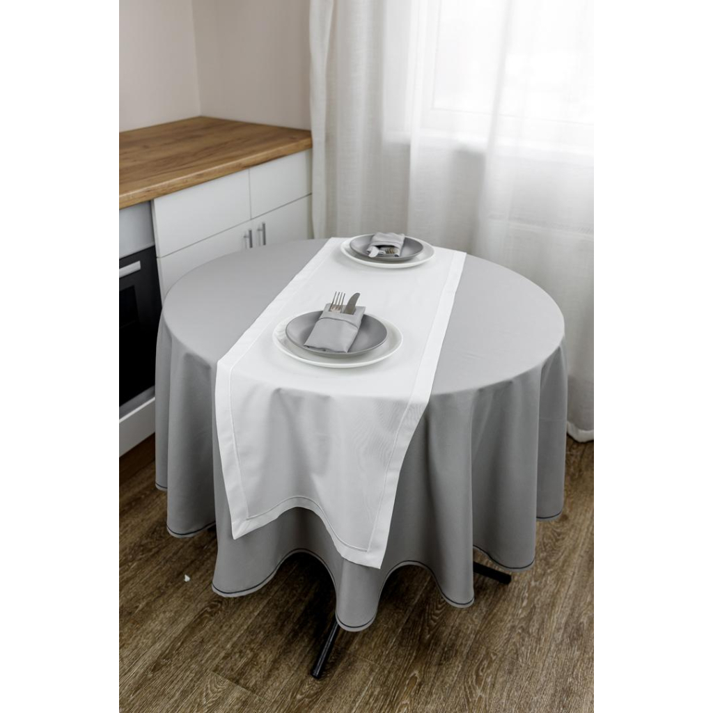 Доріжка на стіл Прованс Kelly біла 40х200 см (033143) - зображення 2