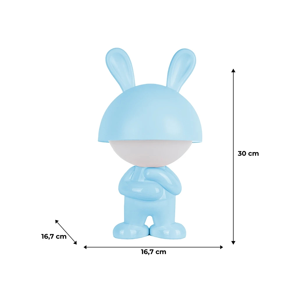 Нічник Kite Світильник LED з акумулятором Dreamy Bunny, блакитний (K25-315-1-3) - зображення 6