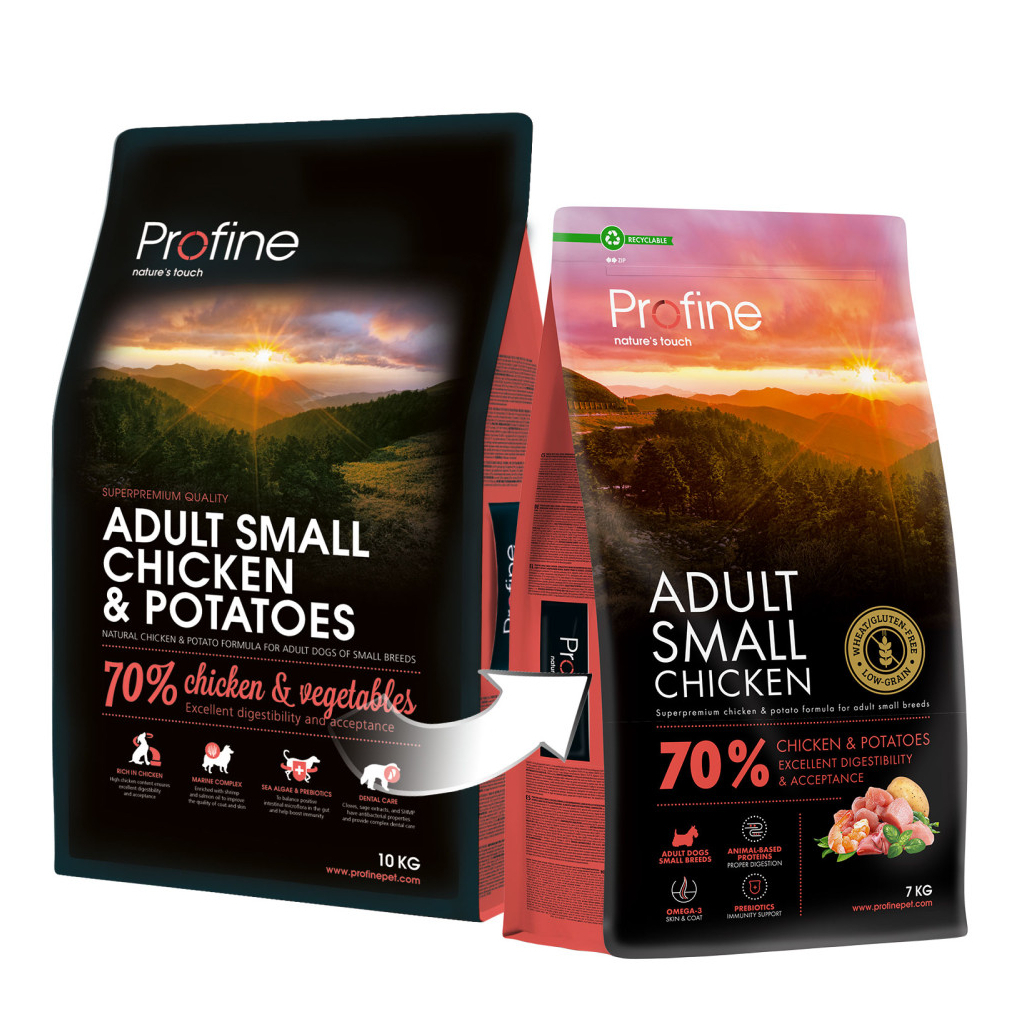 Сухий корм для собак Profine Small Chicken and Potatoes для дорослих собак дрібних порід 7 кг (8595602569984) - зображення 4