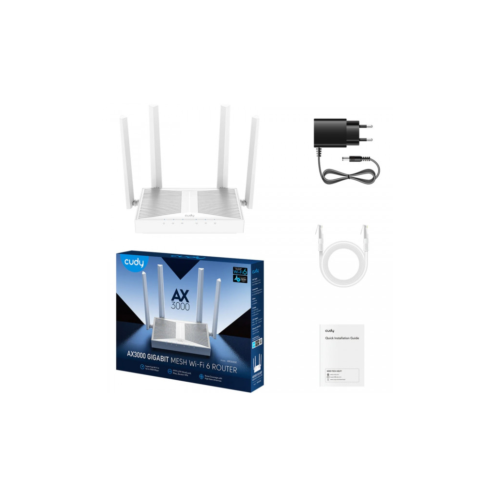 Маршрутизатор Cudy WR3000E_EU_V1.0 - зображення 3