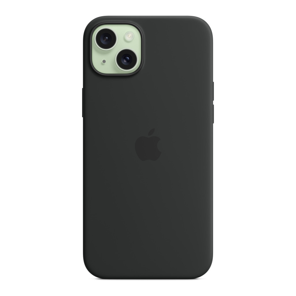 Чохол до мобільного телефона Apple iPhone 15 Plus Silicone Case with MagSafe Black (MT103ZM/A) - зображення 4